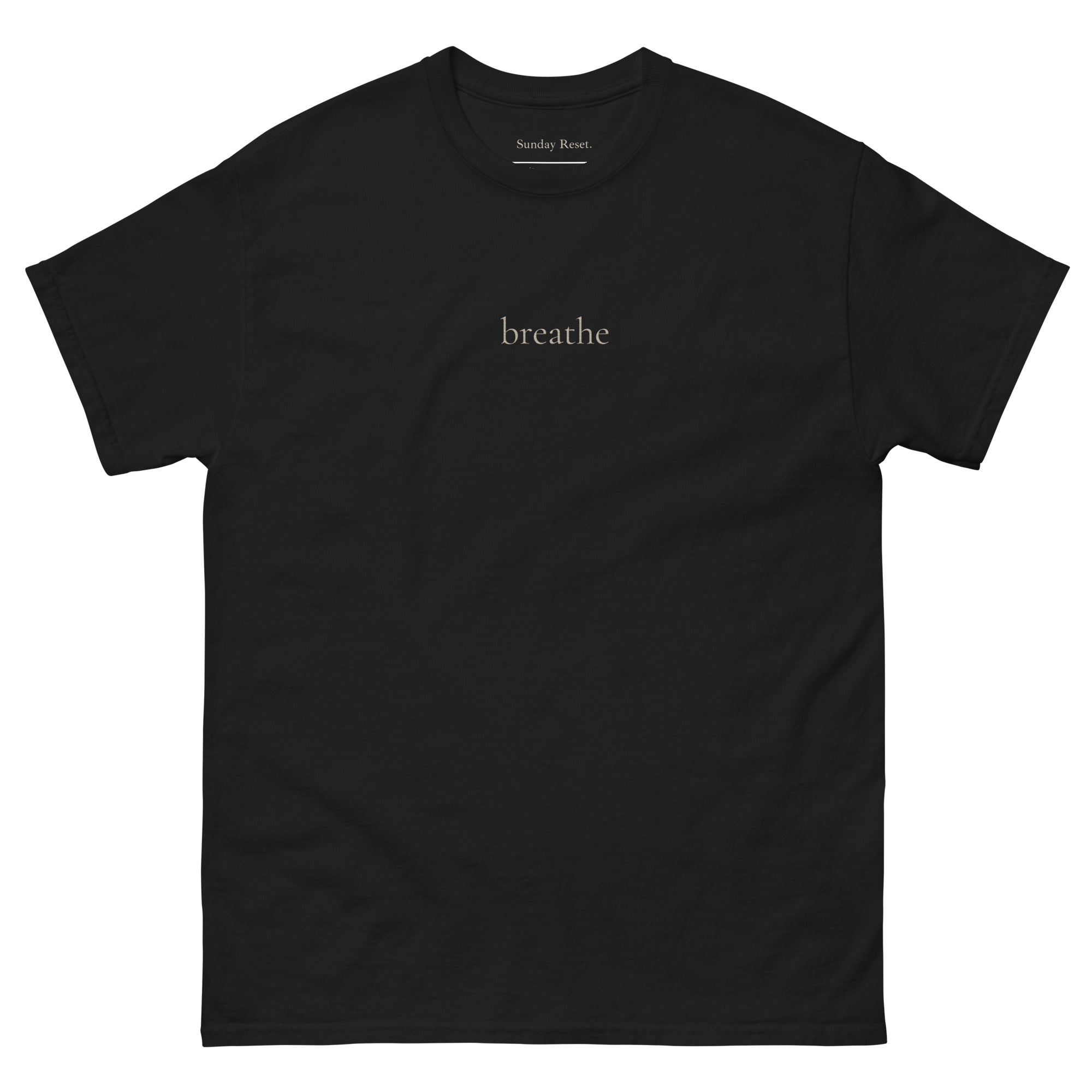Breathe Unisex classic tee All – Sunday Reset.